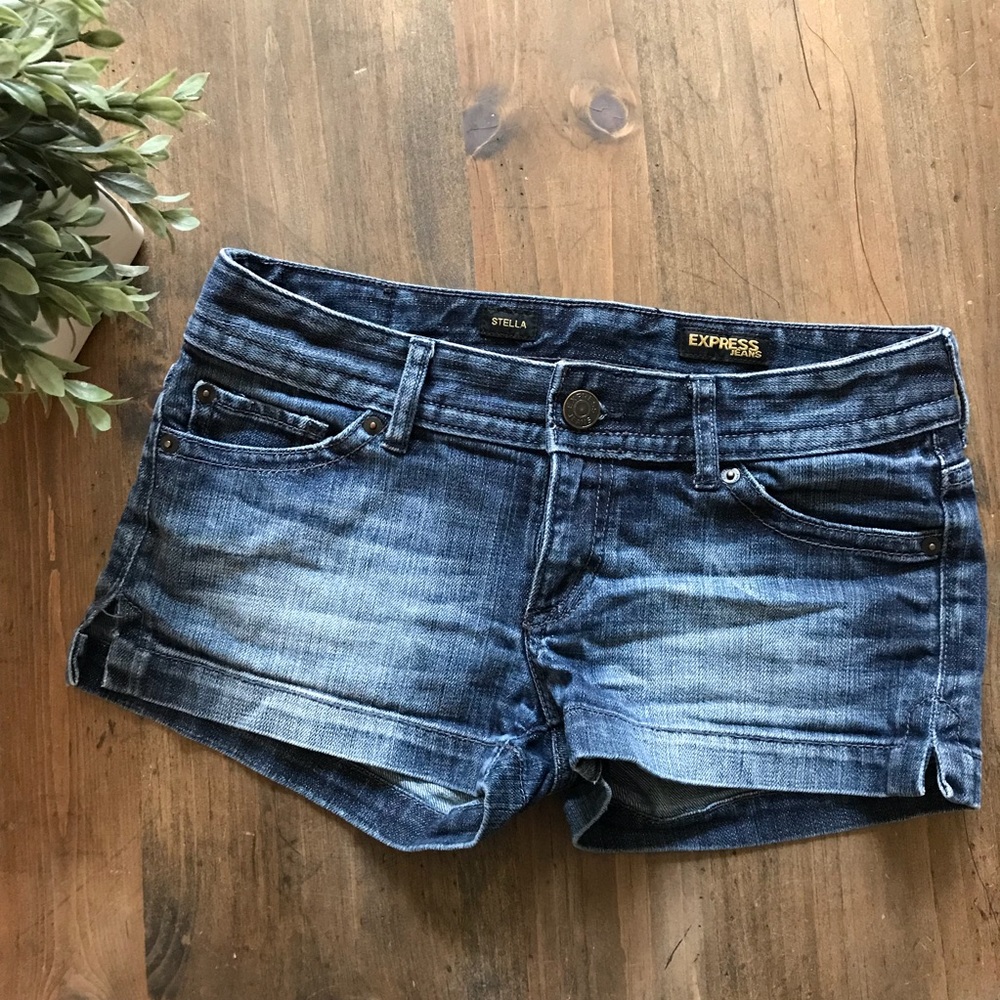 Express jean shorts